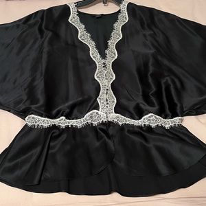 Black Silk Blouse